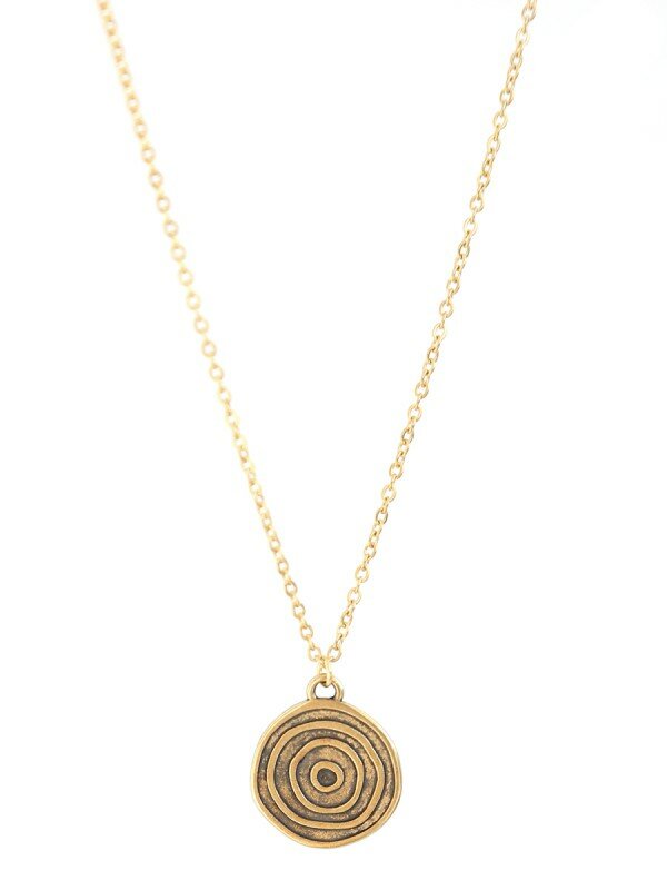 Collier maze bronze