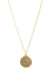 Collier maze bronze