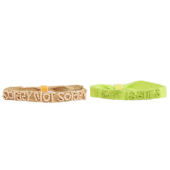 Sorry not sorry & I got issues set van 2 armbandjes