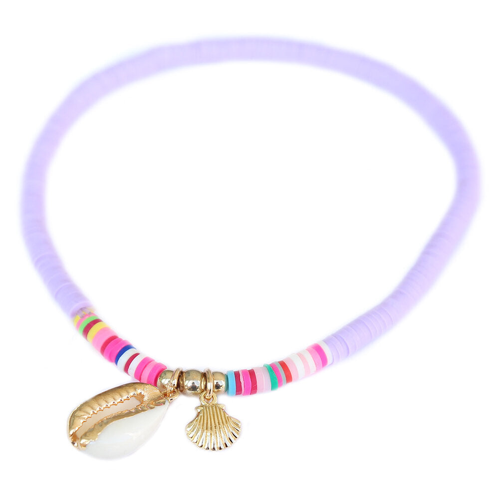 Bracelet de cheville surfclub lilas