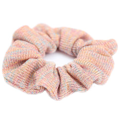 Scrunchie knitted rose glitter
