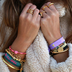 Gewebtes armband time to relax
