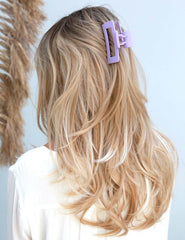Pince à cheveux straight lilas