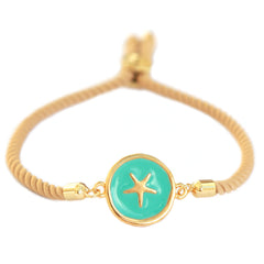 Armband seastar turquoise