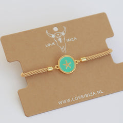 Armband seastar turquoise