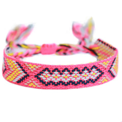 Geflochtenes Armband hot honey
