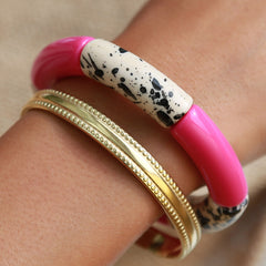 Armband penne splash pink