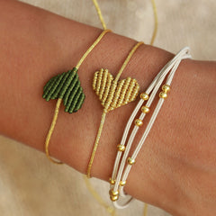 Bracelet gold heart