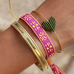 Armband olive heart
