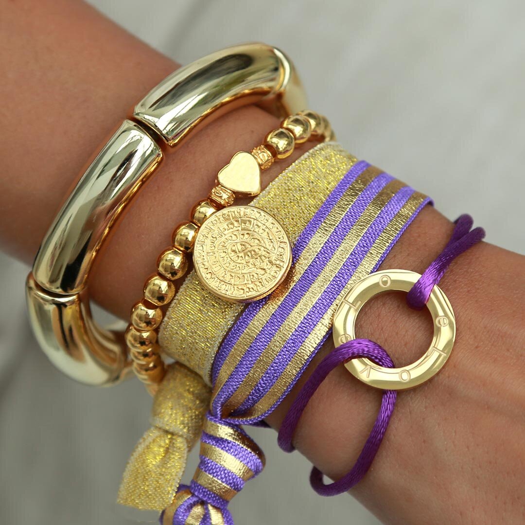 Bracelet circle love violet
