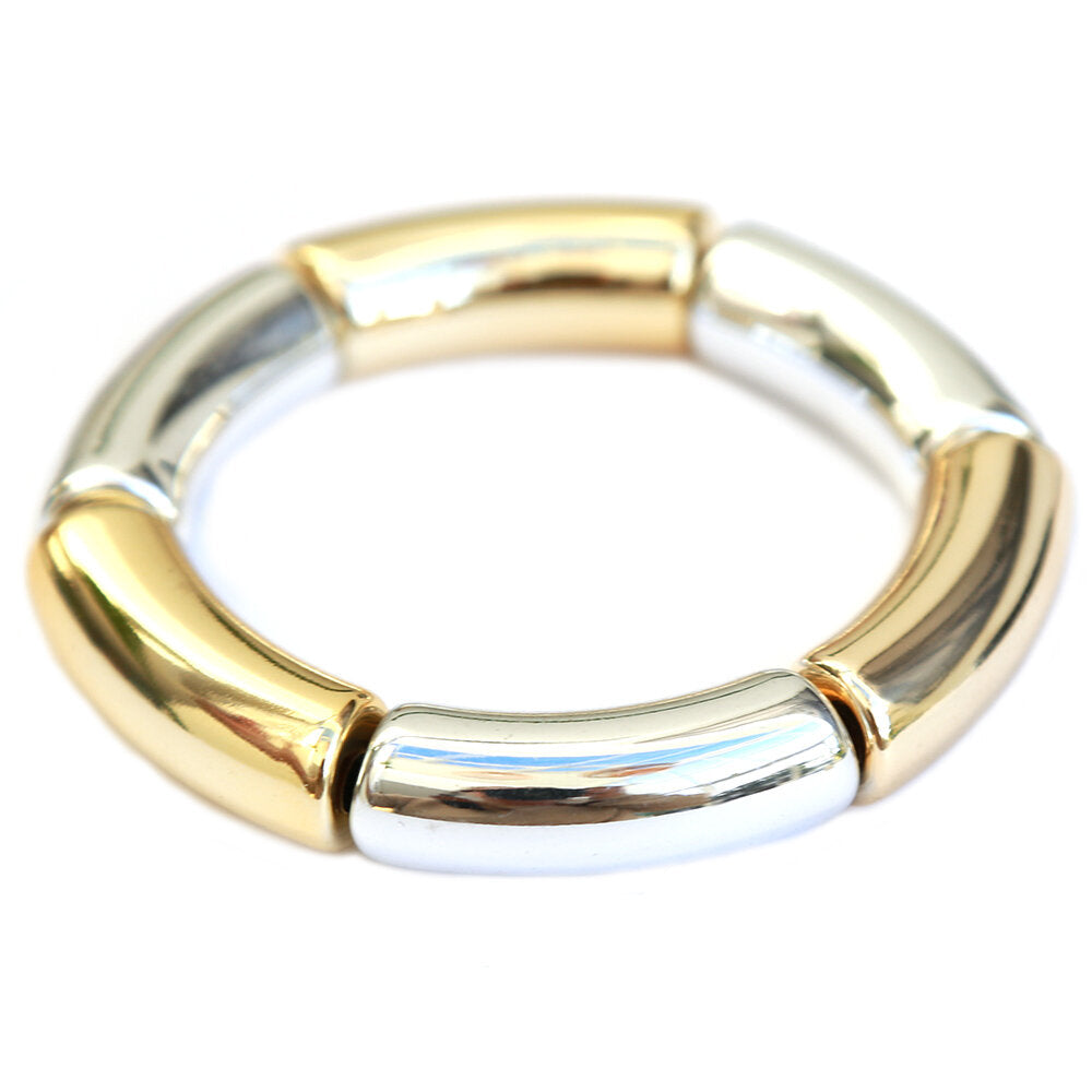 Armband penne gold silber