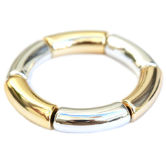 Armband penne gold silber