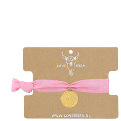 Bracelet Ibiza coral coin
