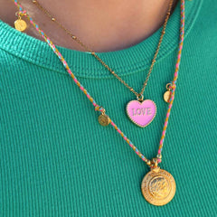 Kette bohemian amulet