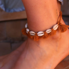 Bracelet de cheville Nomade cuivre